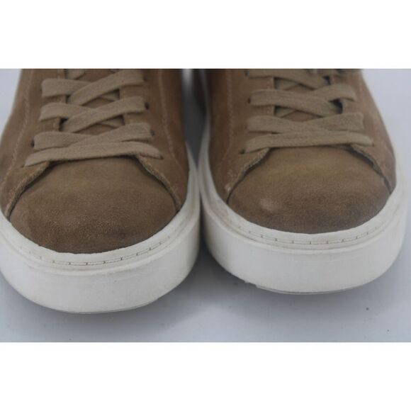 Steve Madden Charlie Taupe Suede Lace Up Rounded Toe Fashion Low Top Sneakers 9 - Picture 5 of 11